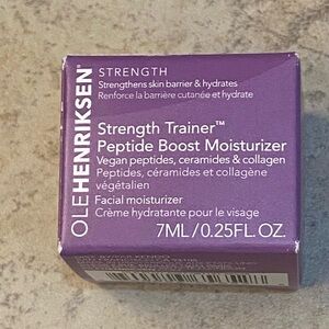 New OLEHENRIKSEN Strength Trainer Peptide Boost Moisturizer Mini